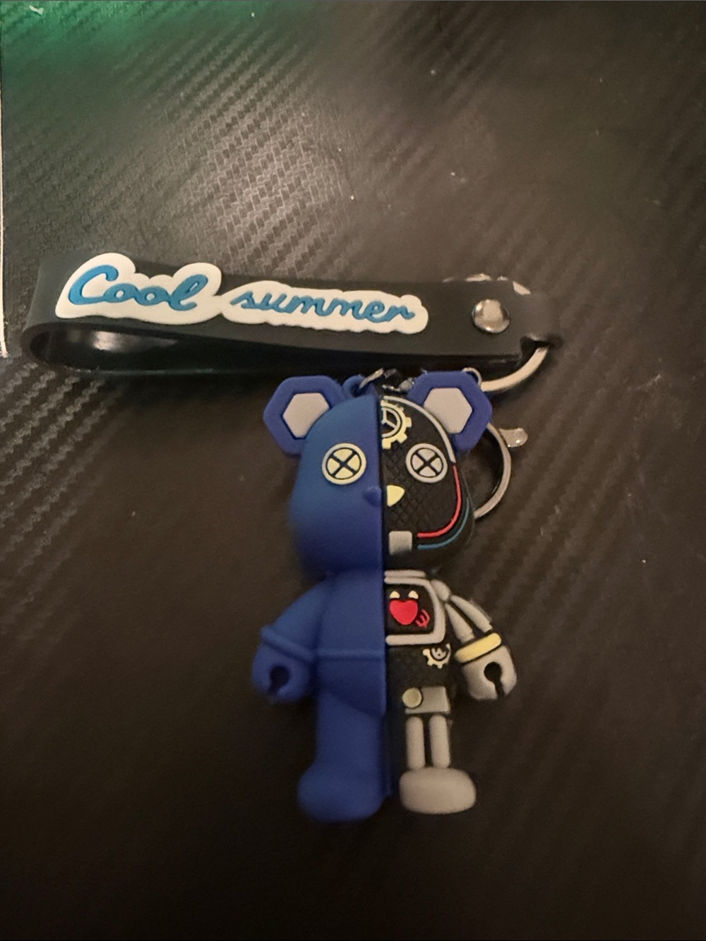 Teddy bear keychain
